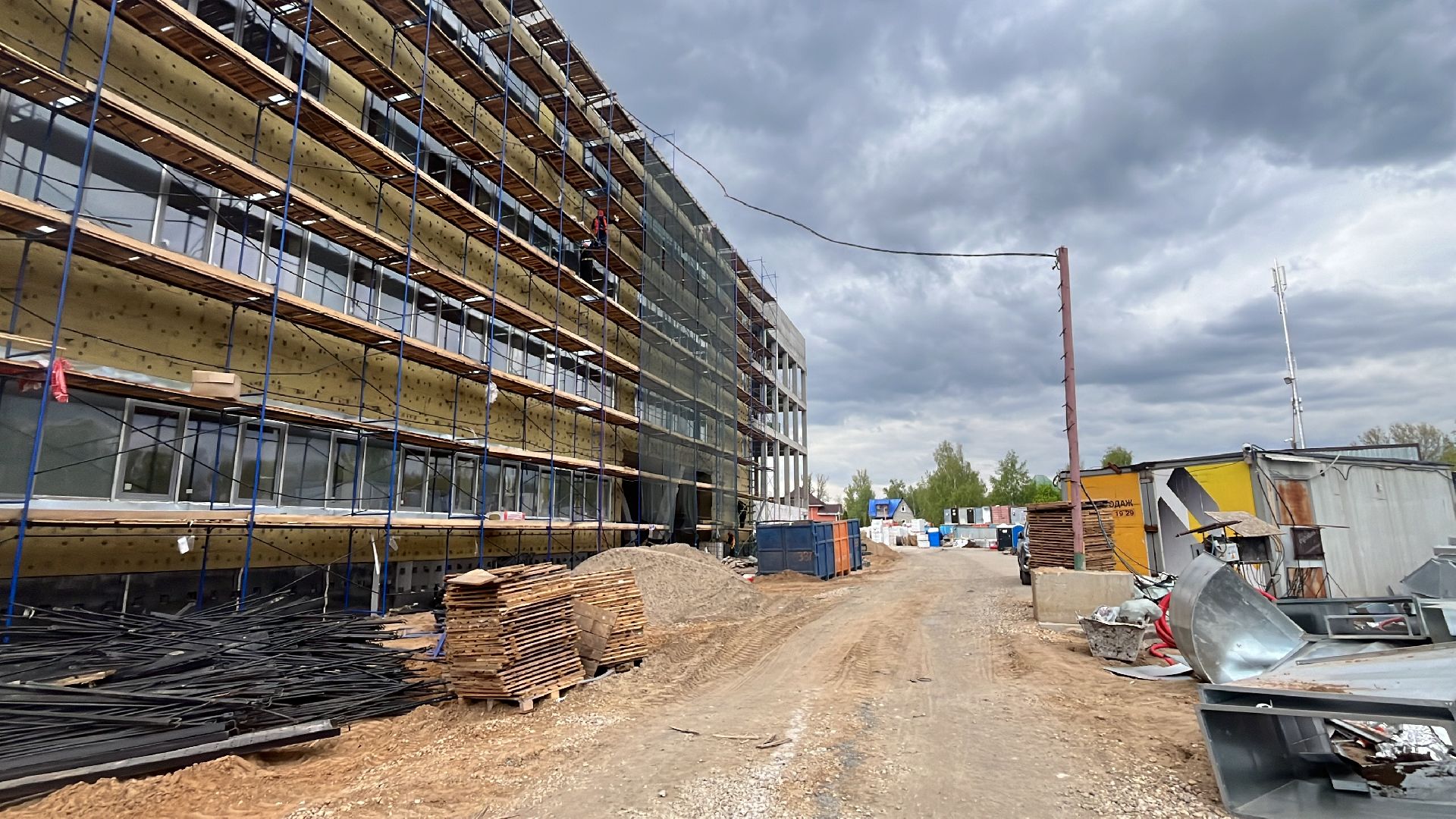 стройка, строителтство, школа, школа 1500 мест, строительство школы,
