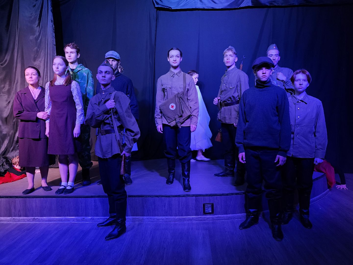 литературно-пластический спектакль, Великая Отечественная война, молодежный социальный театр, Ногинск, Богородский городской округ,