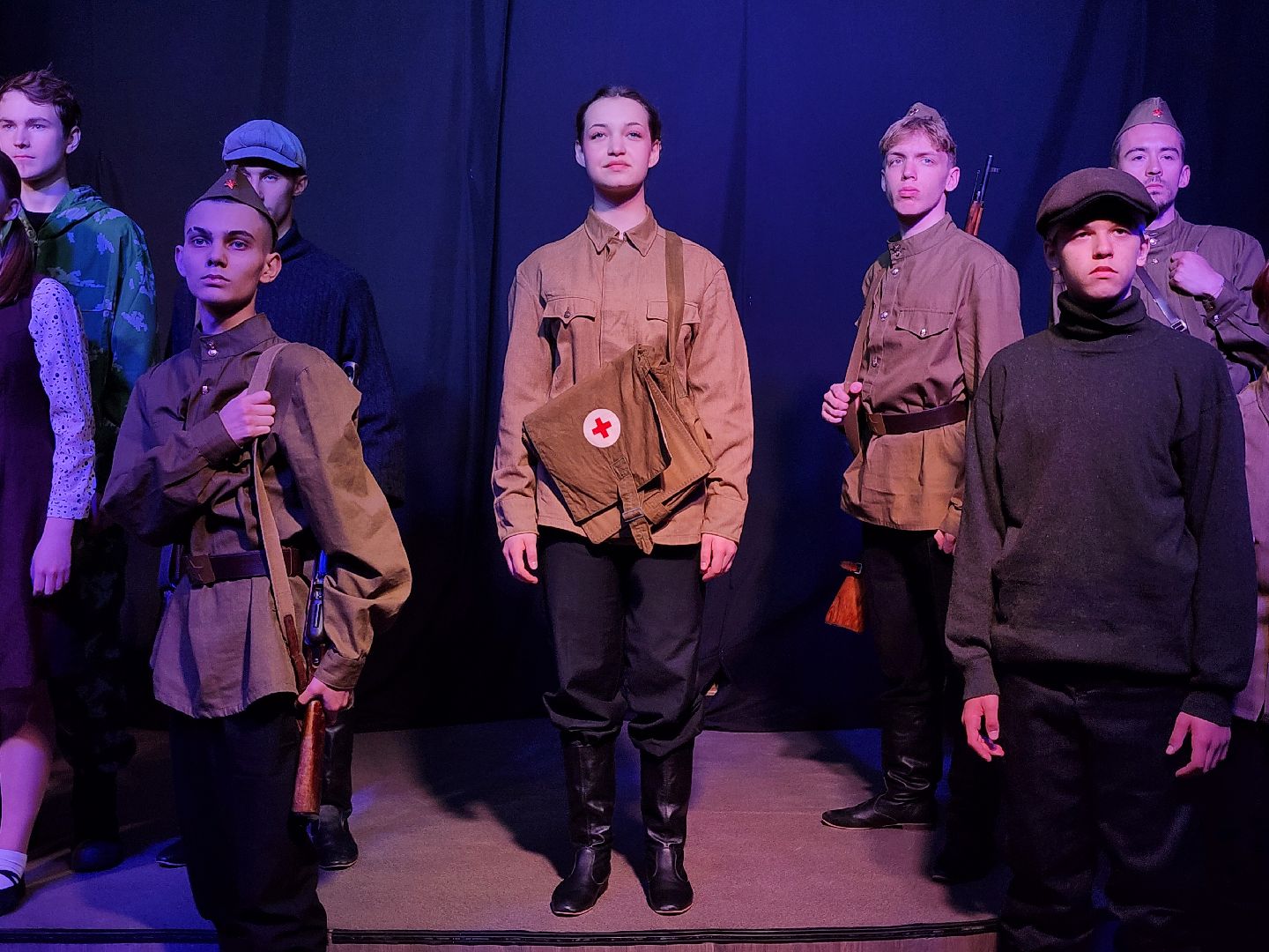 литературно-пластический спектакль, Великая Отечественная война, молодежный социальный театр, Ногинск, Богородский городской округ,