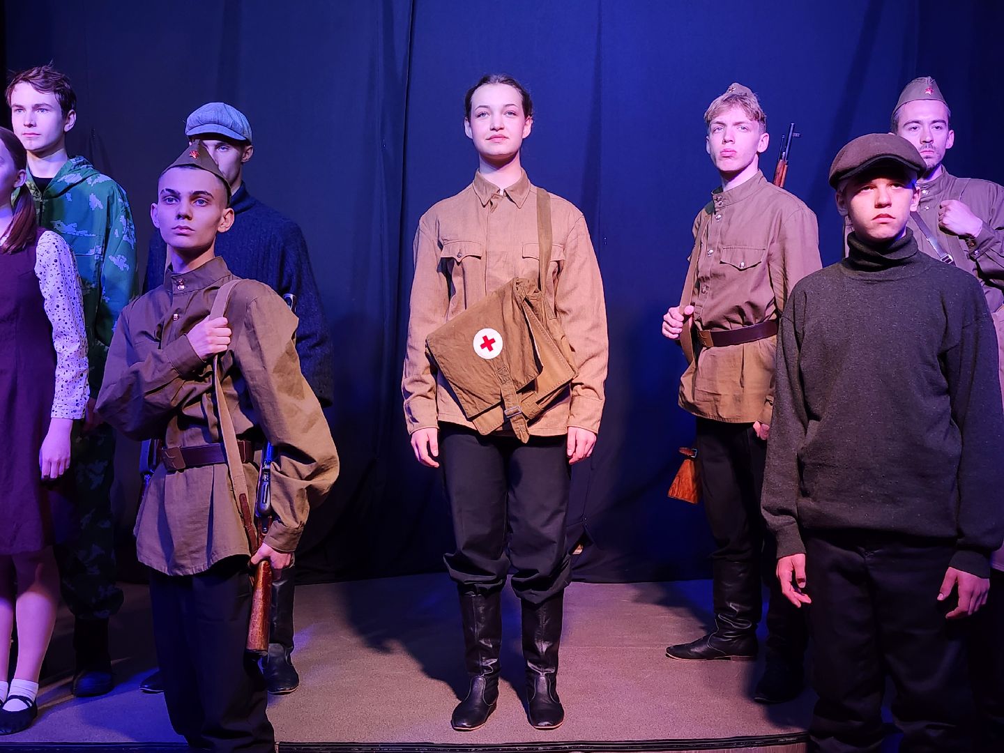 литературно-пластический спектакль, Великая Отечественная война, молодежный социальный театр, Ногинск, Богородский городской округ,