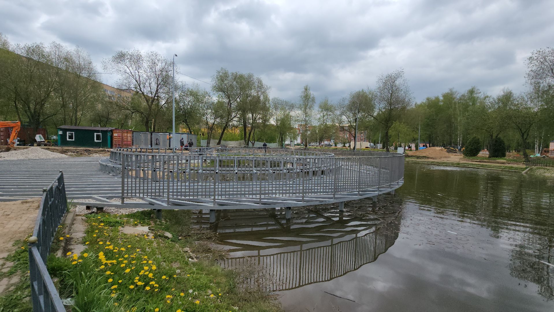 реконструкция парка, Лобня, благоустройство,