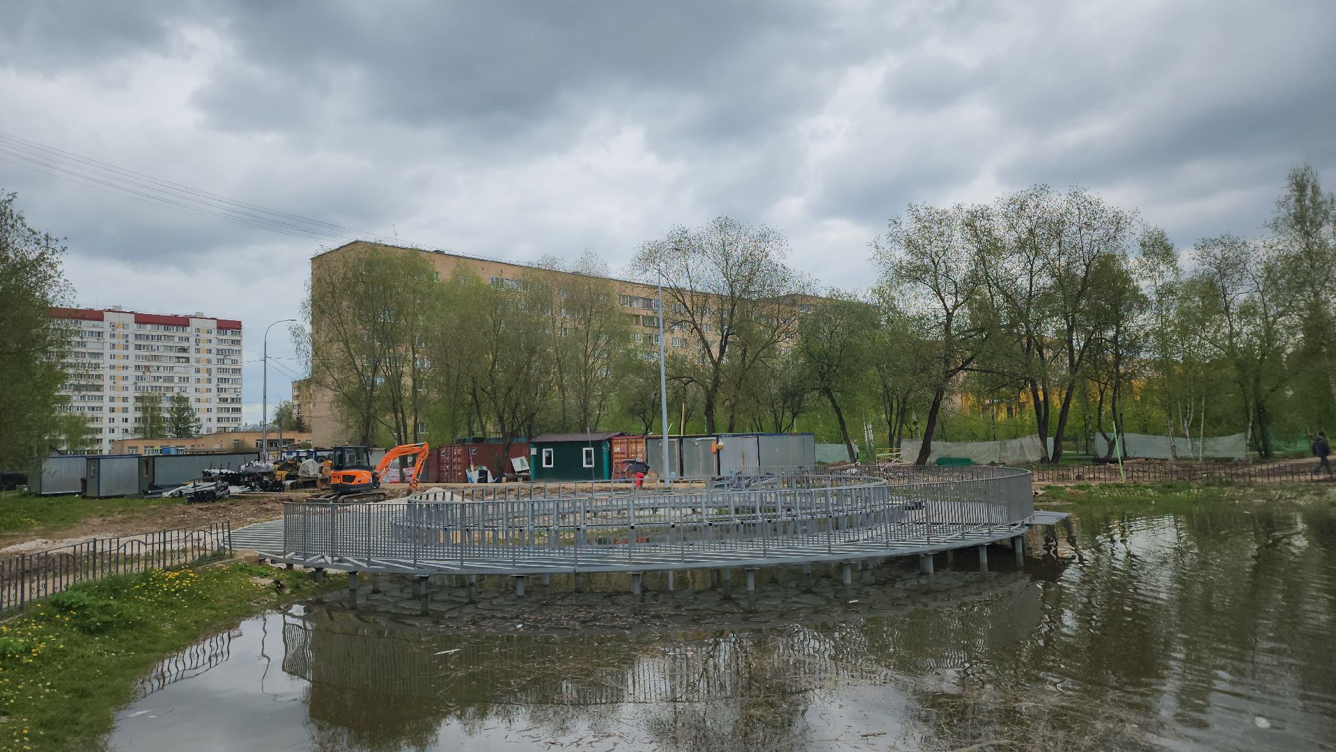 реконструкция парка, Лобня, благоустройство,