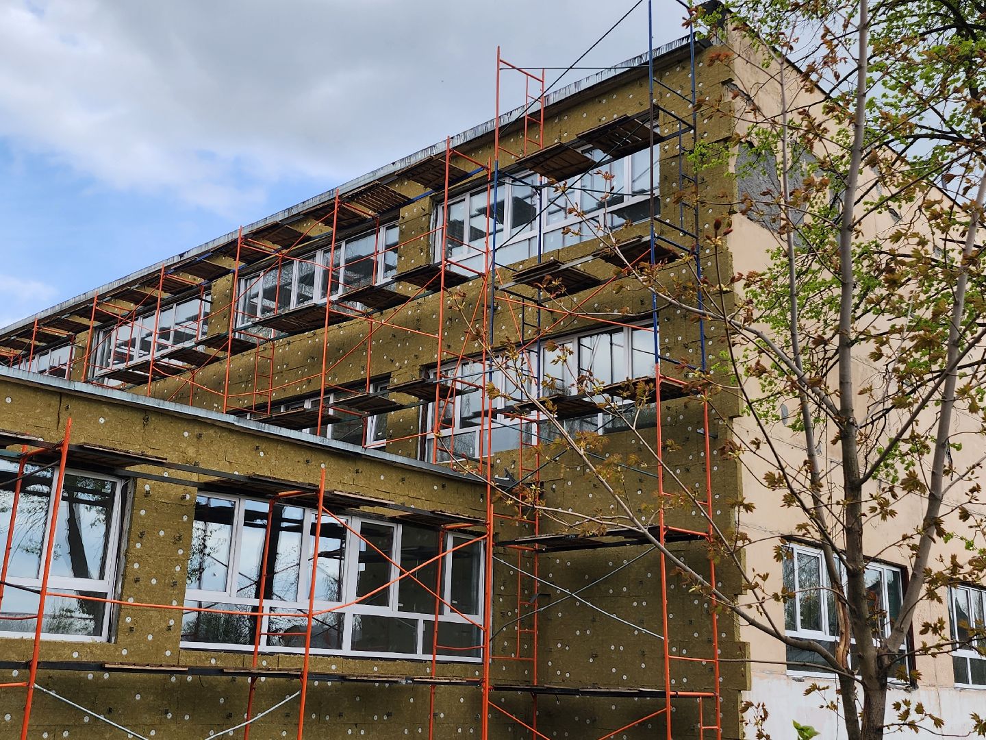 серпухов, школа 11, улица центральная, капитальный ремонт, фасад,