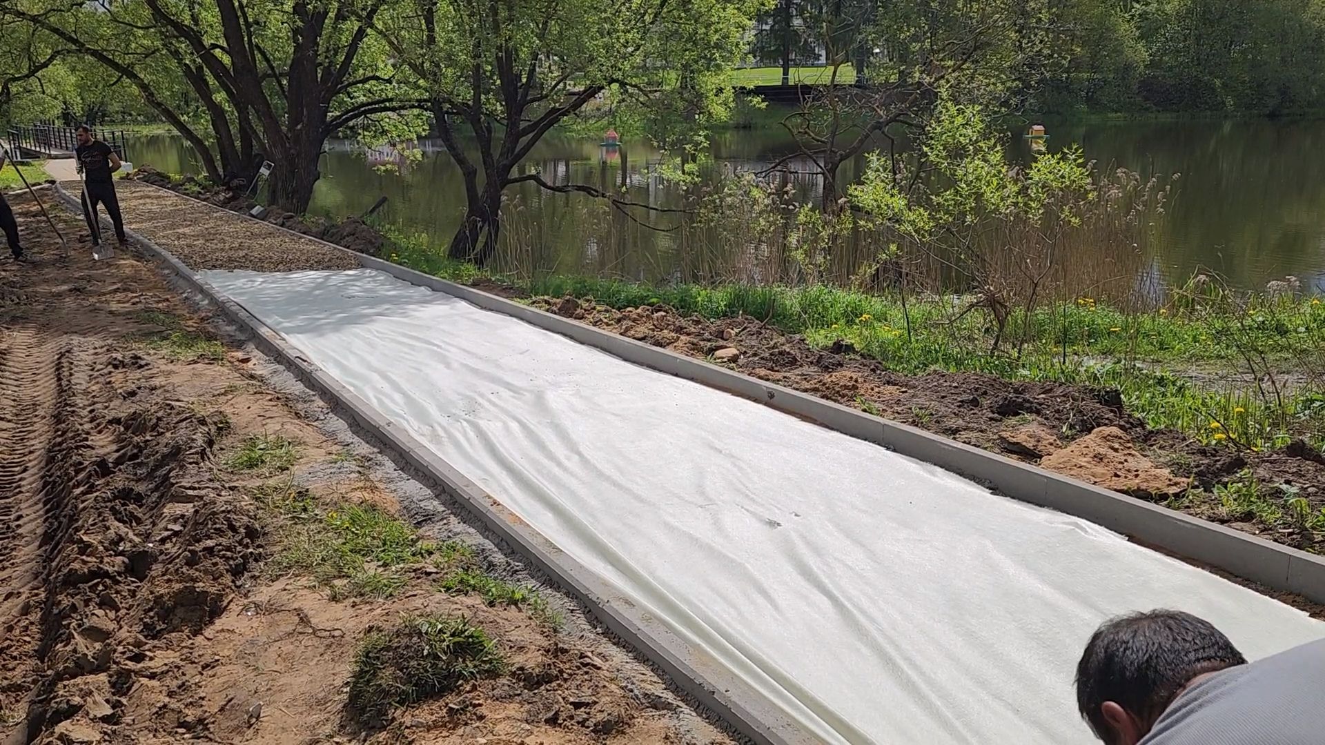 одинцово, пешком, большие вяземы, губернатор, благоустройство, пешеходная дорожка,