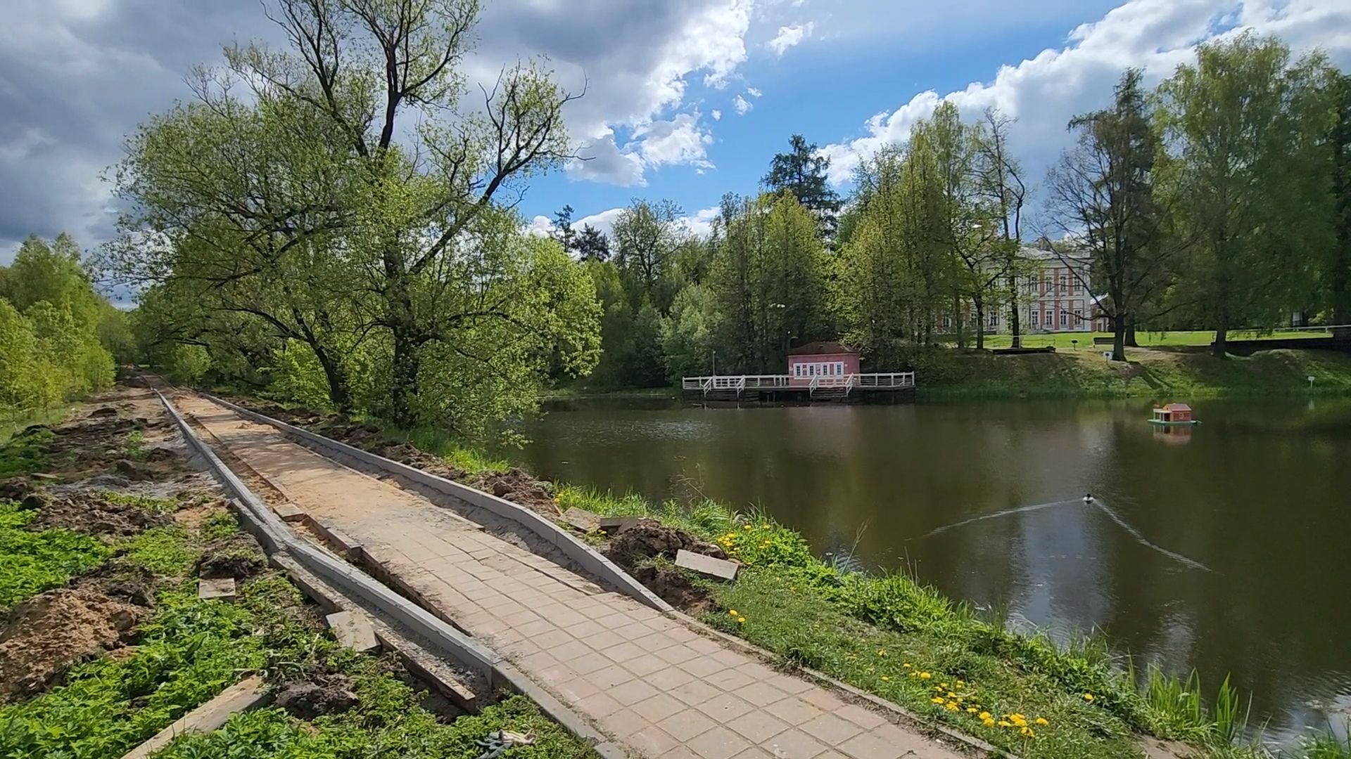 одинцово, пешком, большие вяземы, губернатор, благоустройство, пешеходная дорожка,
