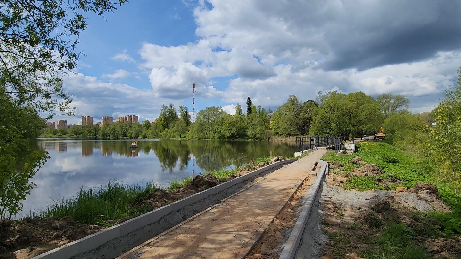 одинцово, пешком, большие вяземы, губернатор, благоустройство, пешеходная дорожка,