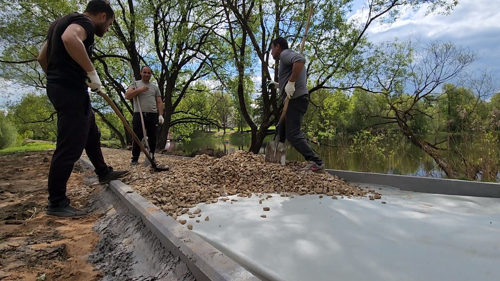 одинцово, пешком, большие вяземы, губернатор, благоустройство, пешеходная дорожка,