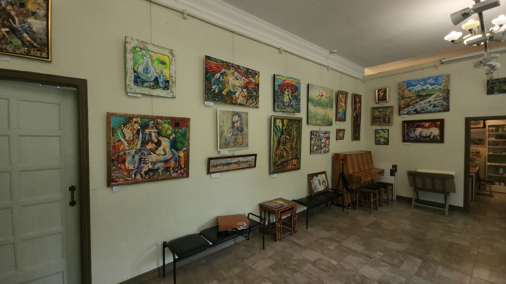 Божий человек, галерея 5 дом, сергей лучко, Нина Верникова, выставка, юбилей,