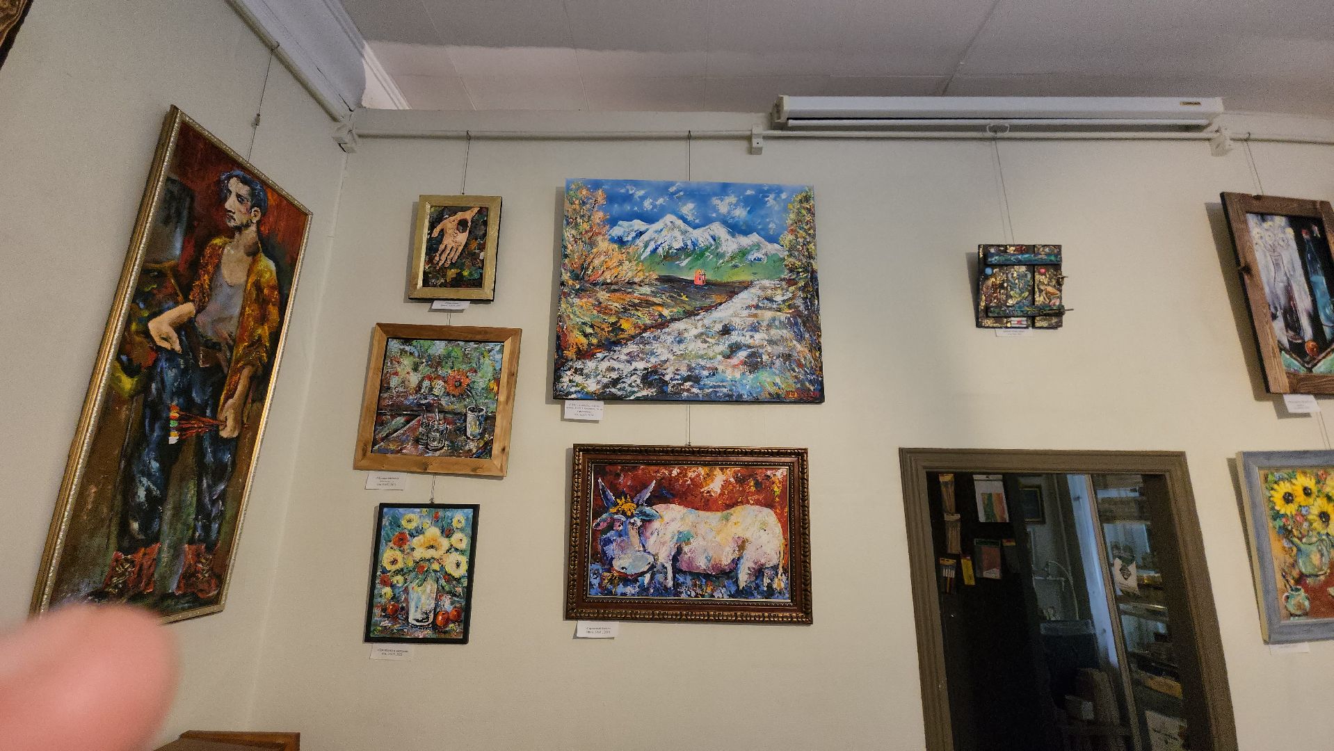 Божий человек, галерея 5 дом, сергей лучко, Нина Верникова, выставка, юбилей,