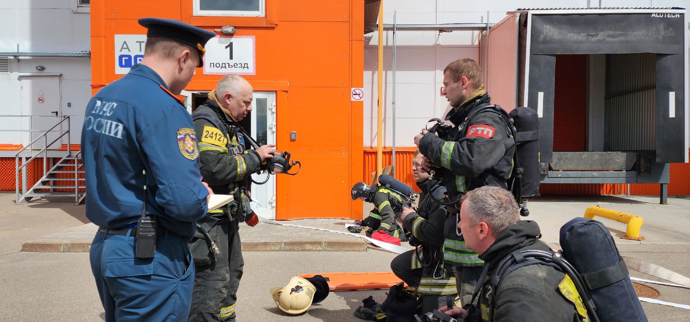 раменское, общество, пожарная безопасность, тактические учения на складском комплексе в Софьино,