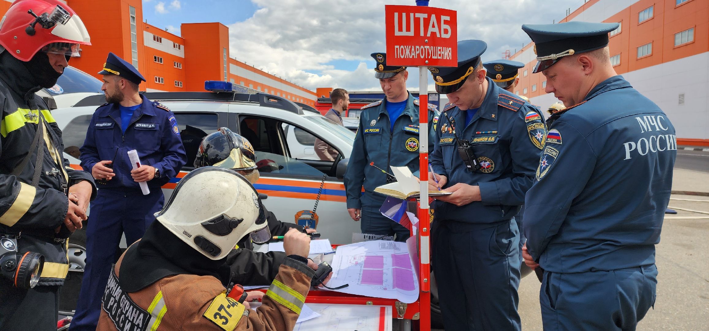 раменское, общество, пожарная безопасность, тактические учения на складском комплексе в Софьино,