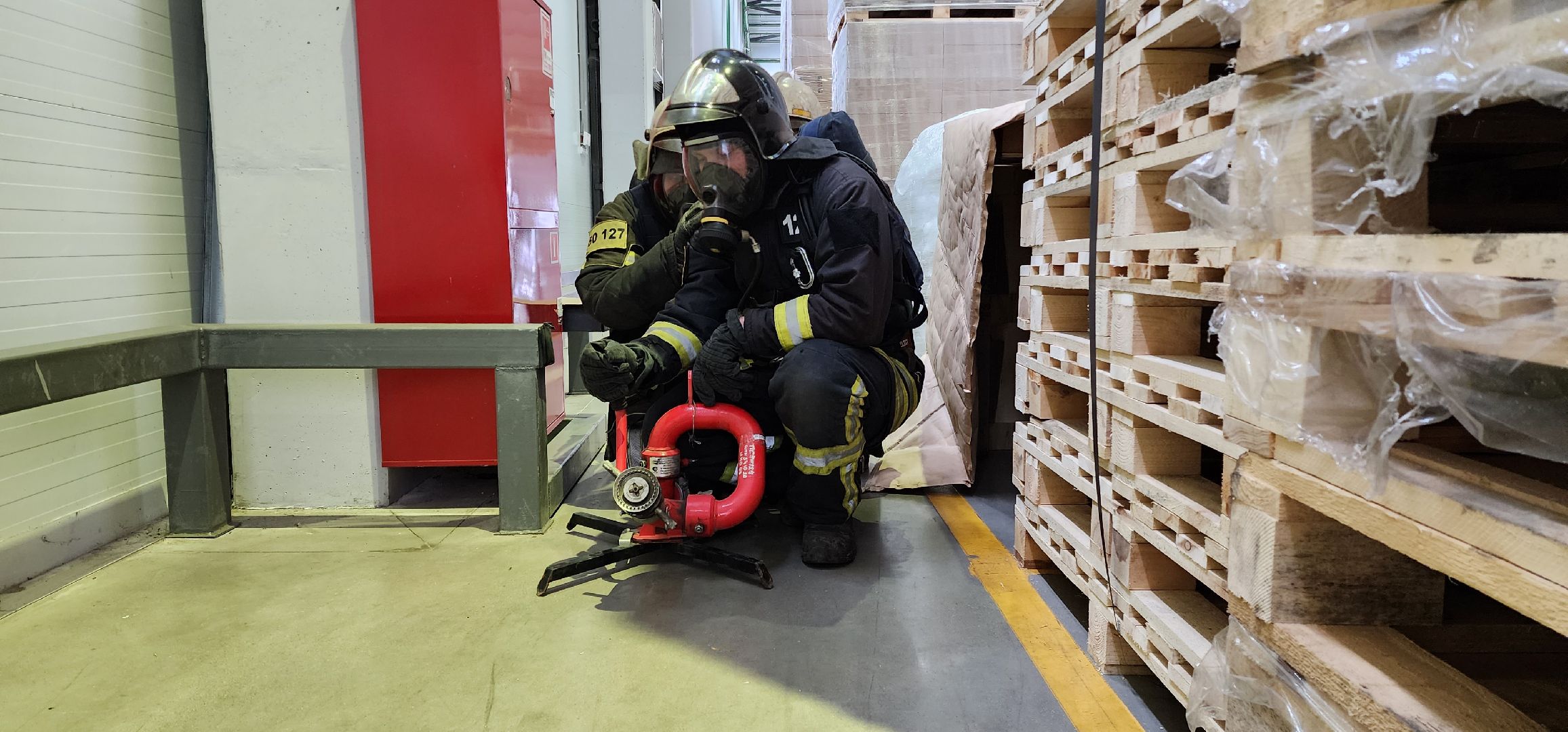 раменское, общество, пожарная безопасность, тактические учения на складском комплексе в Софьино,