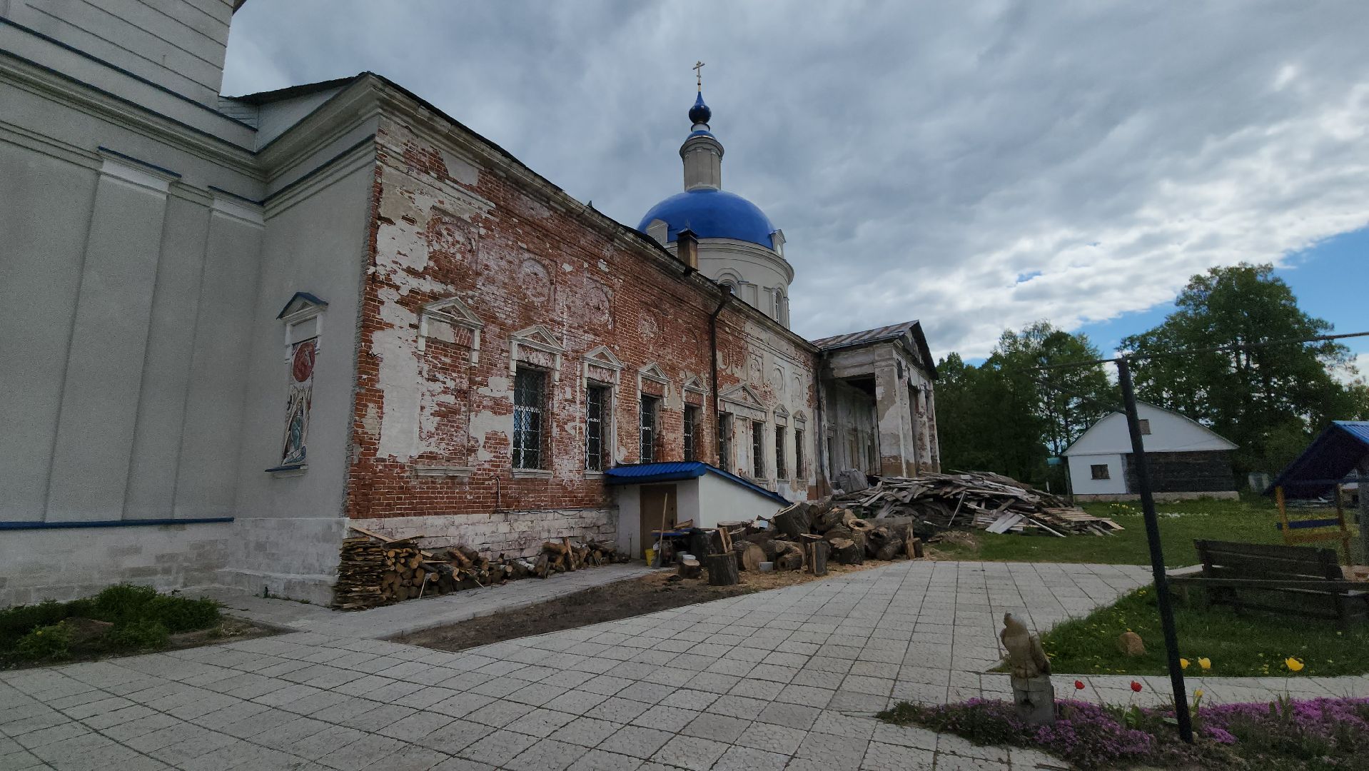 Егорьевск, Раменки, Село, Церковь, часовня, ремонот, Восстановление,