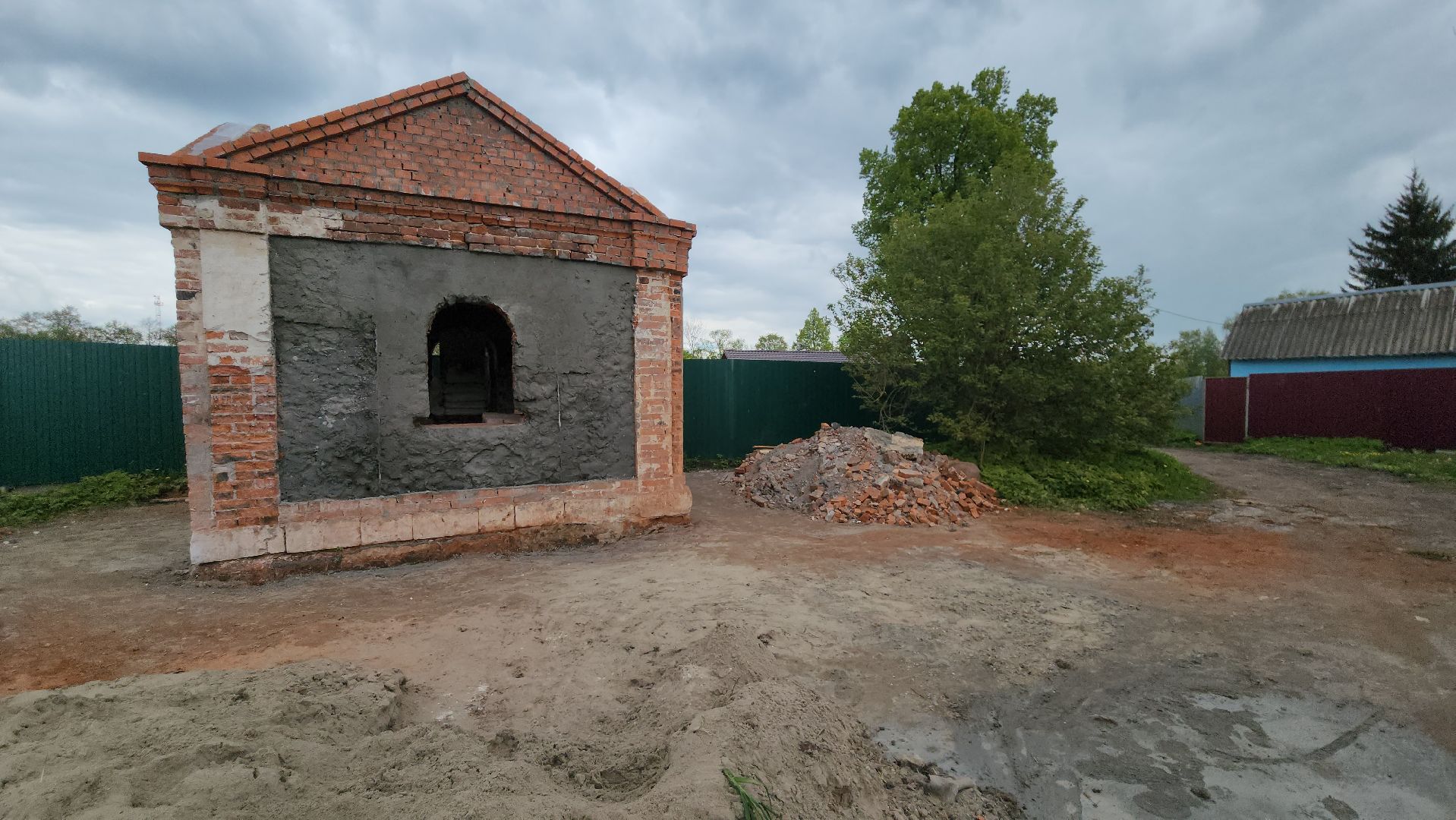 Егорьевск, Раменки, Село, Церковь, часовня, ремонот, Восстановление,