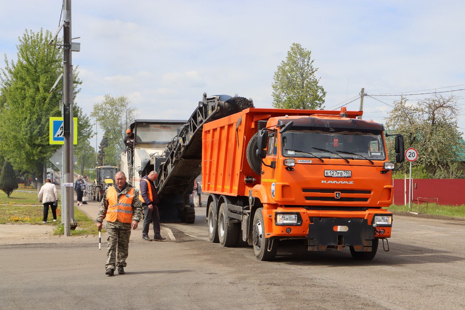 Серебряные Пруды, Ремонт дорог, дороги, национальный проект, программа губернатора, безопасные и качественные дороги,
