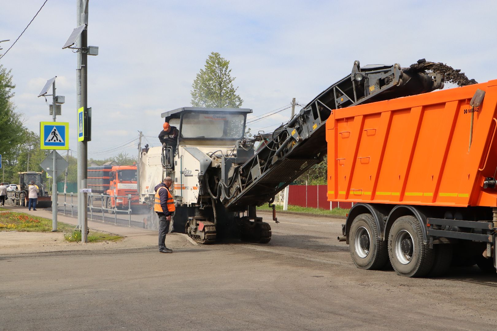 Серебряные Пруды, Ремонт дорог, дороги, национальный проект, программа губернатора, безопасные и качественные дороги,