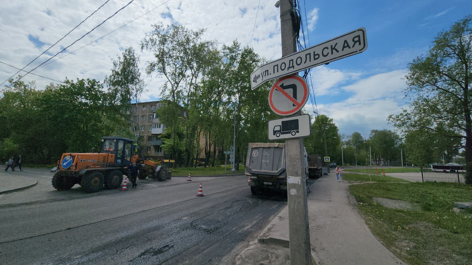 серпухов, северное шоссе, асфальтобетон, строительство дорог, мосавтодор,
