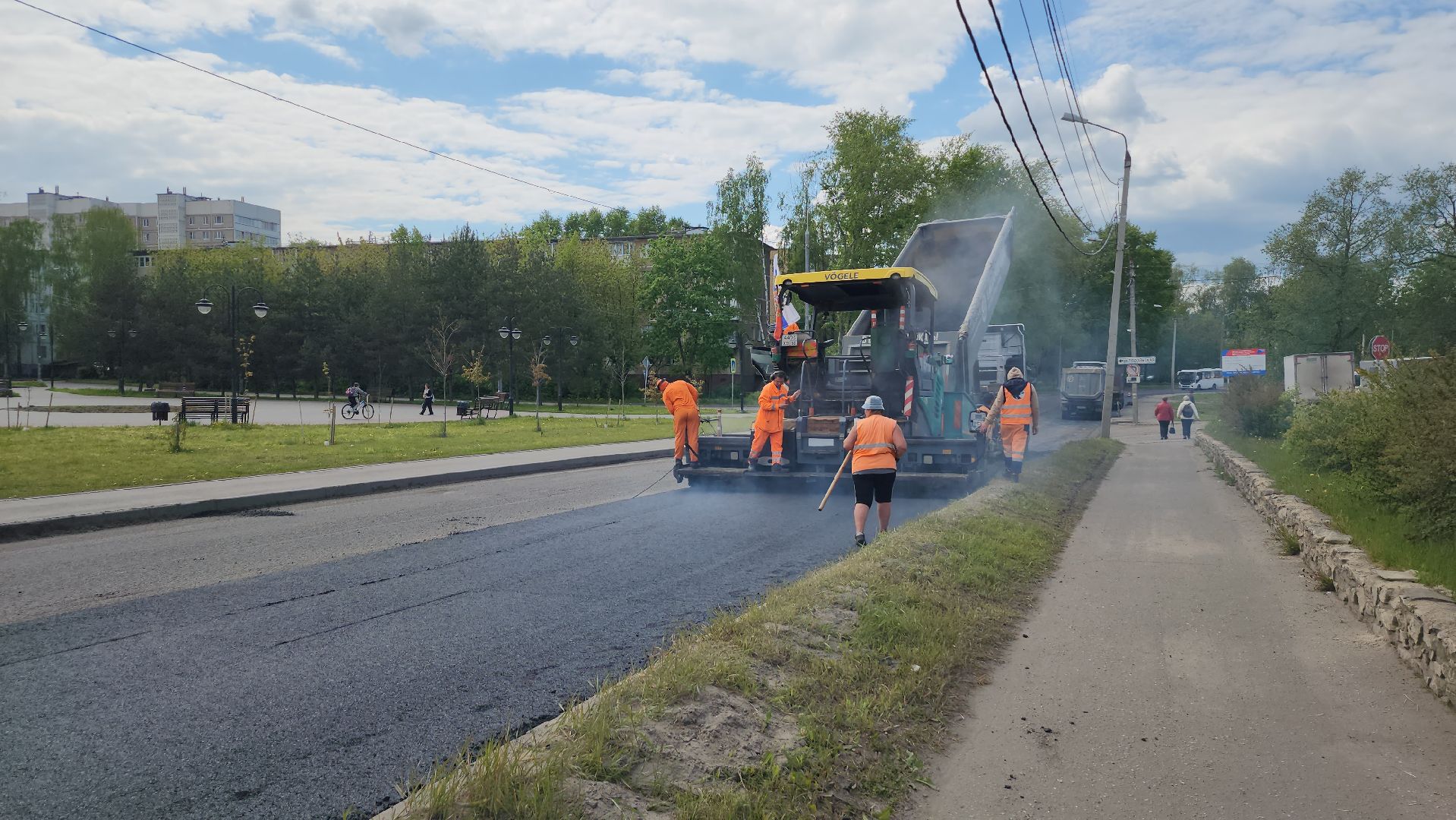 серпухов, северное шоссе, асфальтобетон, ремонт дорог, строительство дорог,