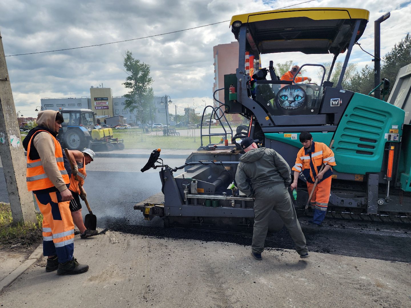 серпухов, северное шоссе, асфальтобетон, ремонт дорог, строительство дорог,