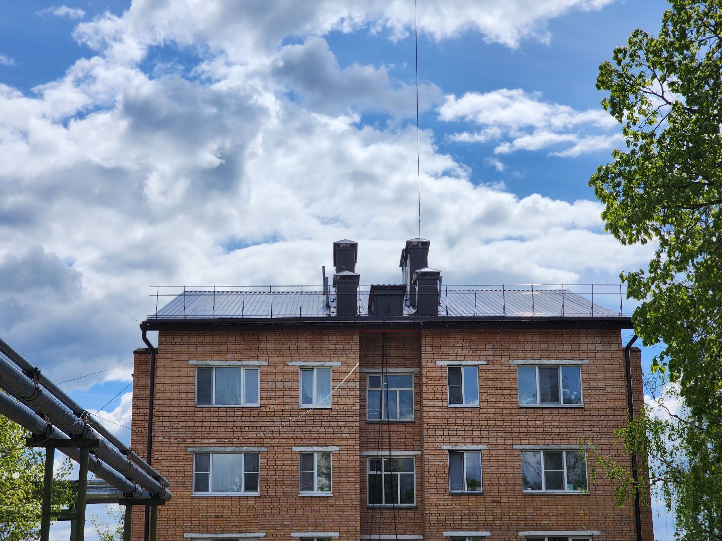 мкд, ремонт крыши, капитальный ремонт крыши, руза скорбит, рузский городской округ, московская область, подмосковье,