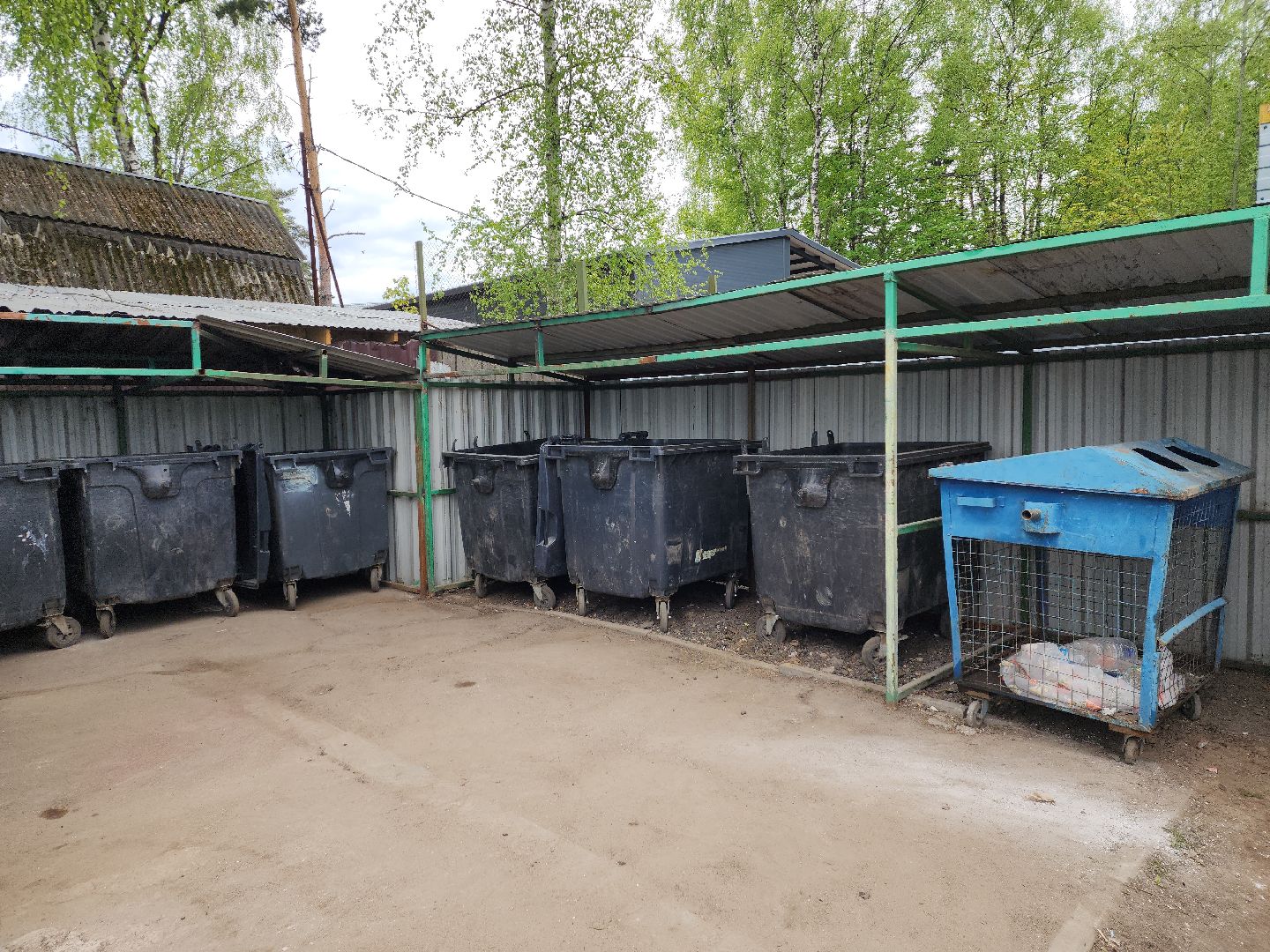 пушкино, региональный оператор, вывоз мусора, контейнерная площадка, ремонт,