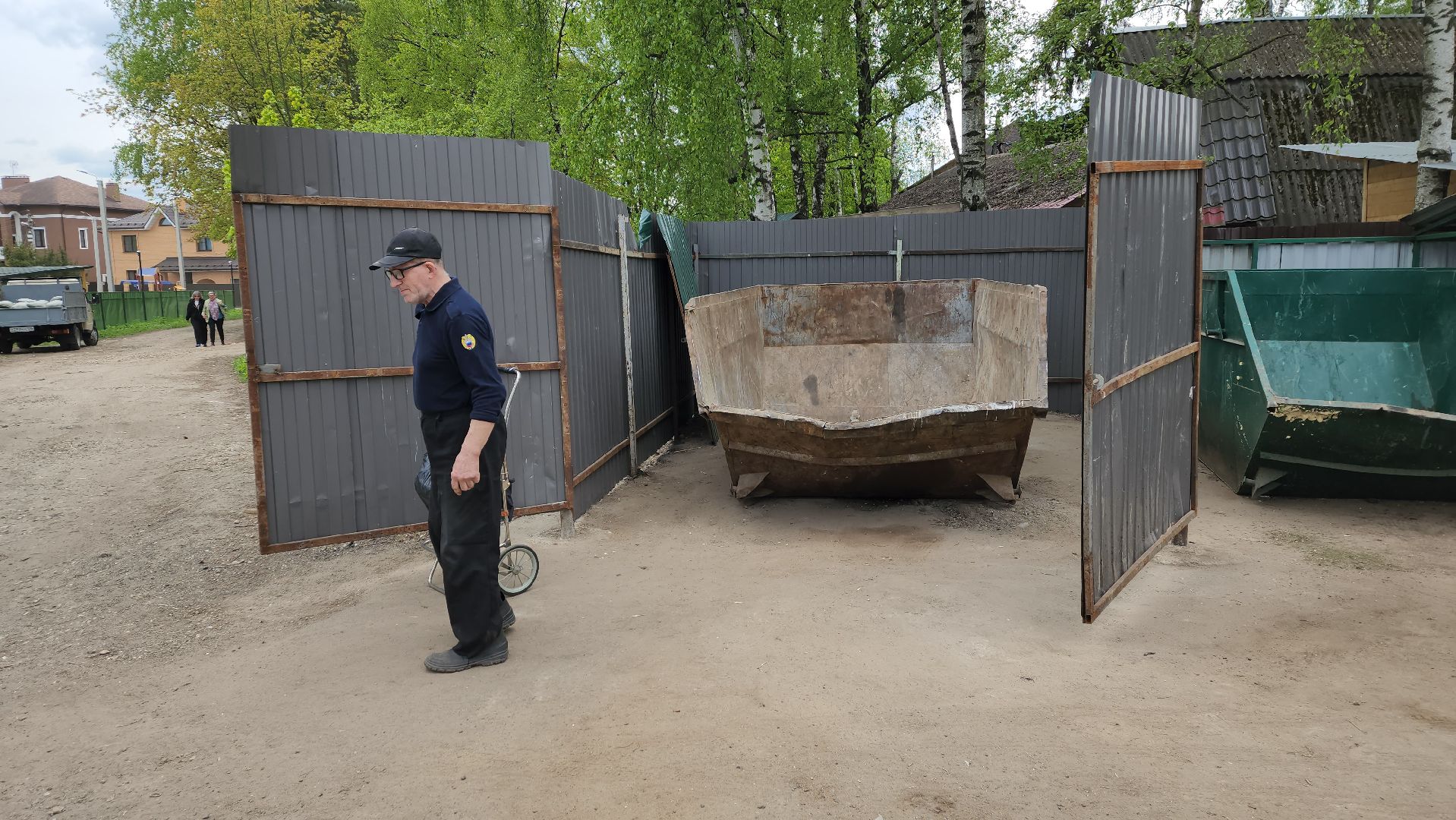 пушкино, региональный оператор, вывоз мусора, контейнерная площадка, ремонт,