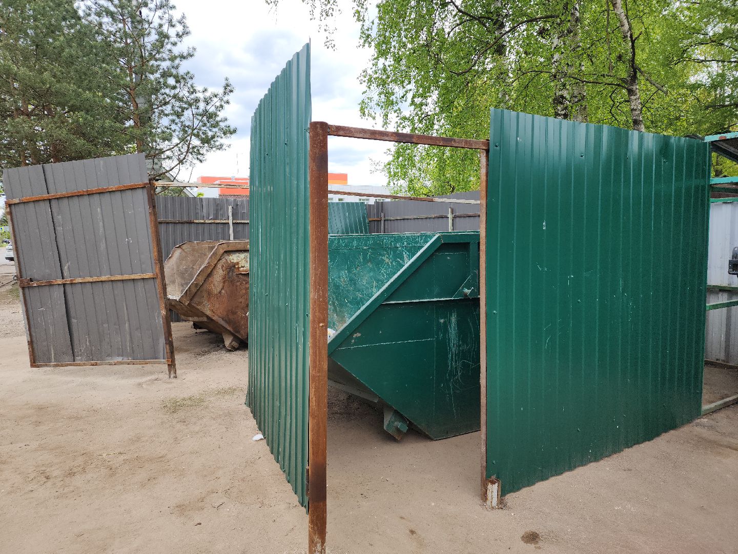 пушкино, региональный оператор, вывоз мусора, контейнерная площадка, ремонт,