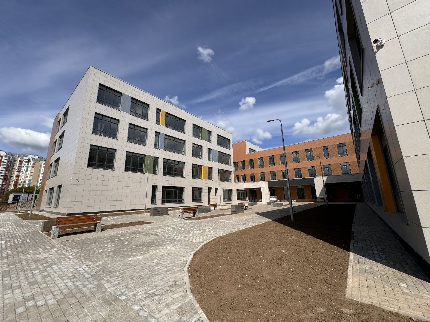 Школа в Немчиновке, Новая школа, Одинцово, Строительство,