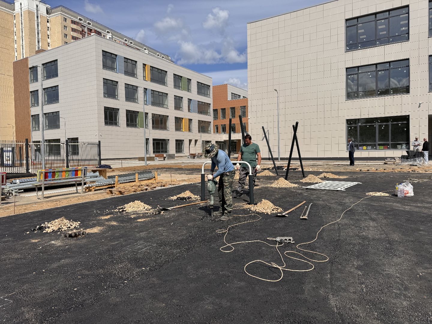 Школа в Немчиновке, Новая школа, Одинцово, Строительство,