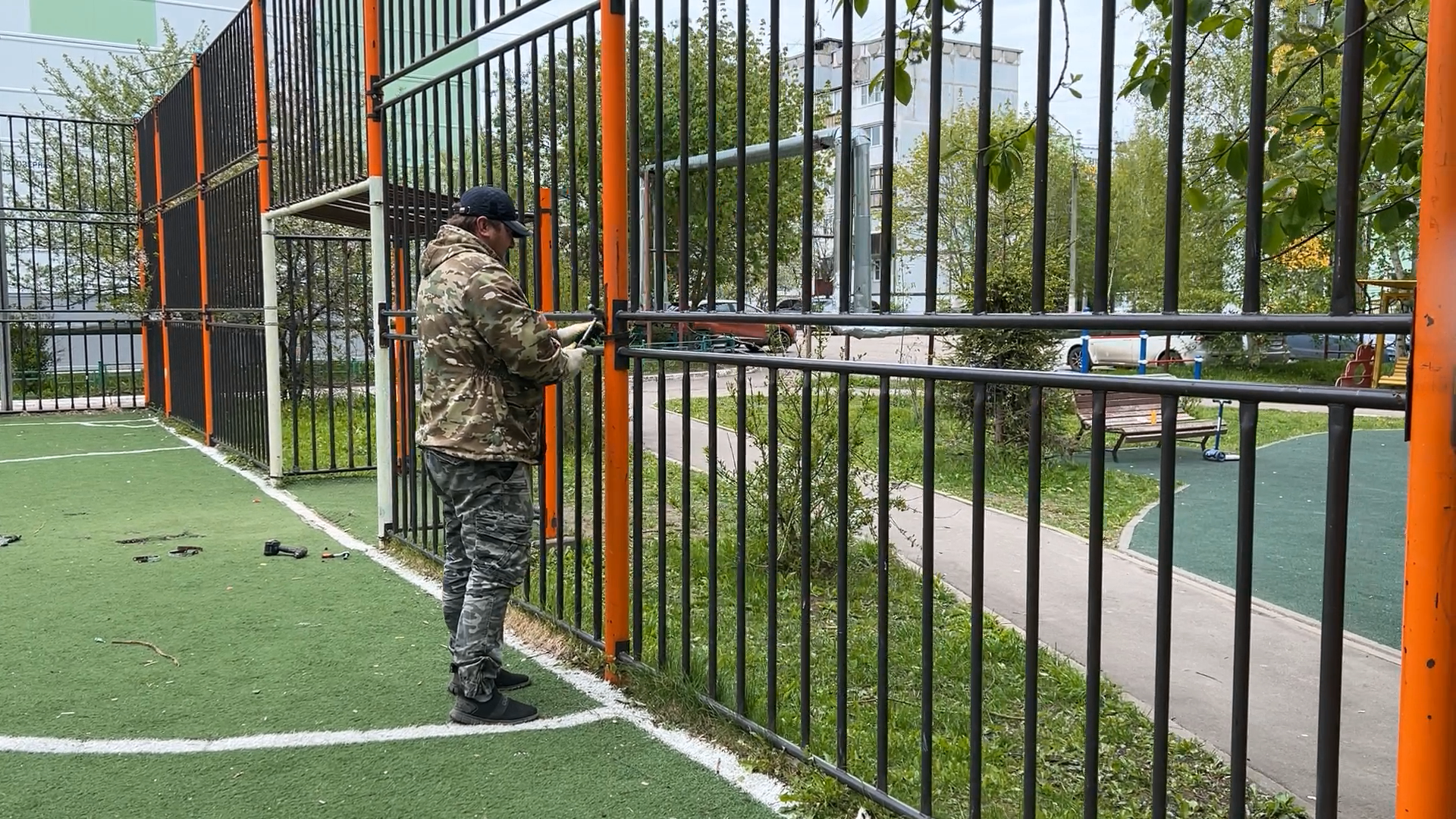 спорт во Власихе, футбольное поле, спортивная площадка Власиха, футбол во Власихе, спортплощадки Власиха,