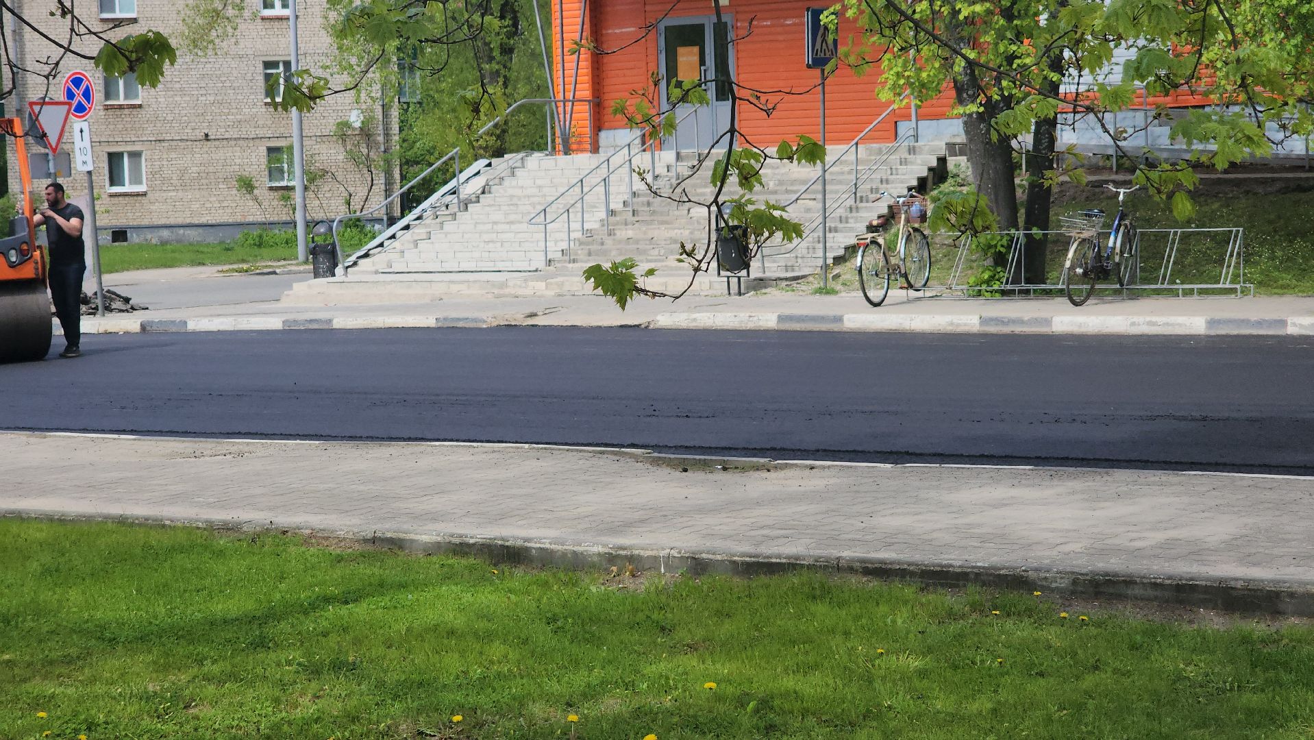 Дороги, Ремонт дорог, укладка асфальта, Дубна,