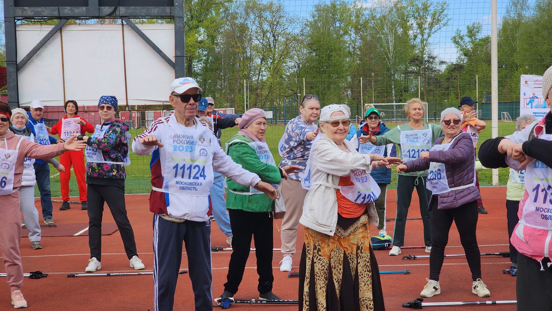 Солнечногорск, стадион Металлург, Активное долголетие, марафон,