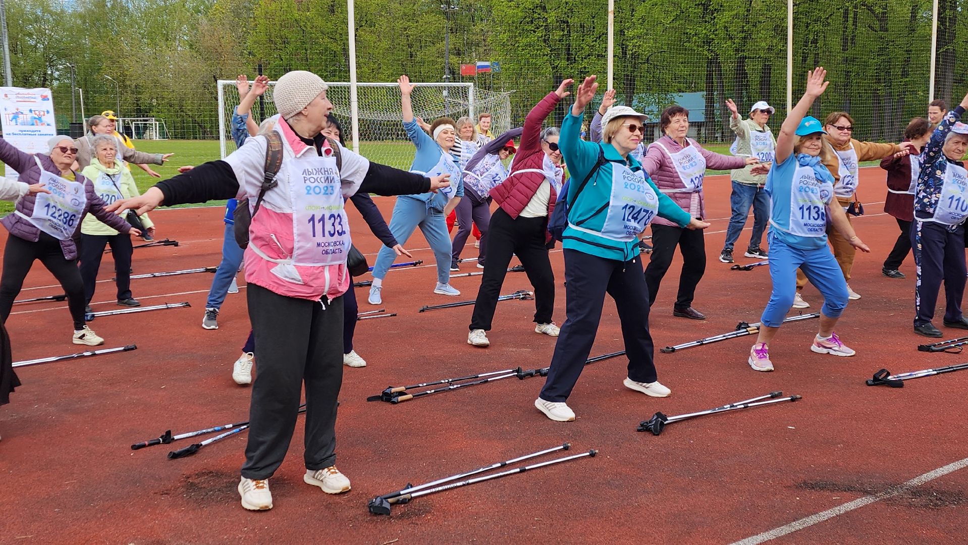 Солнечногорск, стадион Металлург, Активное долголетие, марафон,