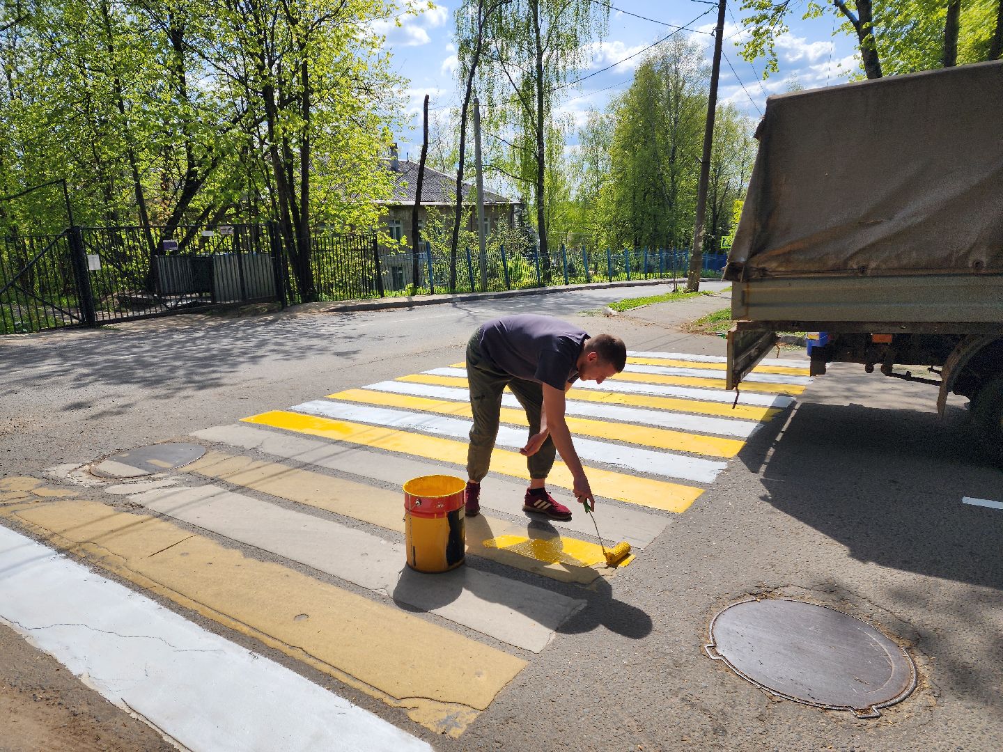 красноармейск, г.о. пушкинский, дорожная разметка, дорожная безопасность,