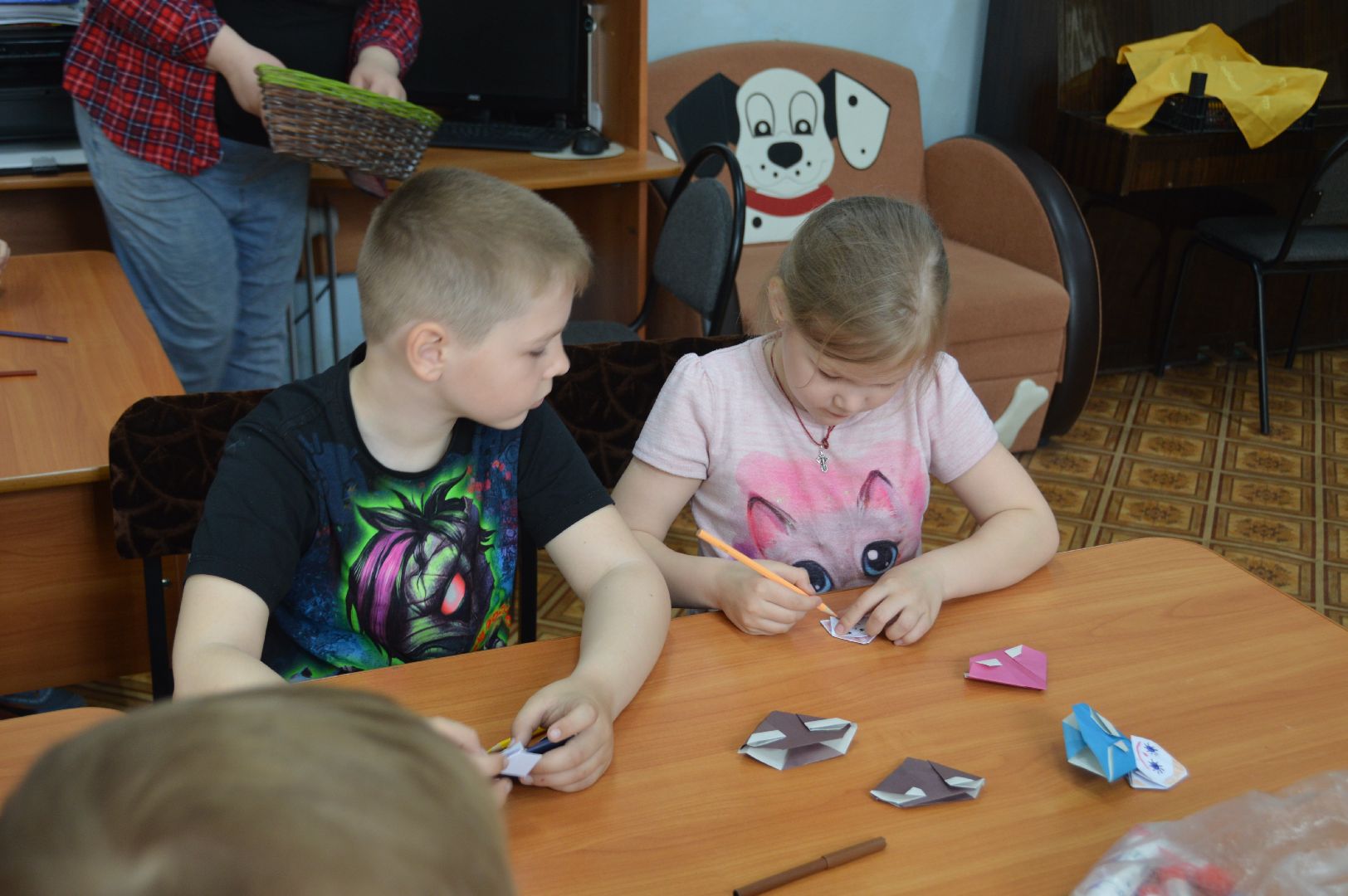 шатура, мастер-класс оригами, детская библиотека, международный день семьи, вертикальное видео,