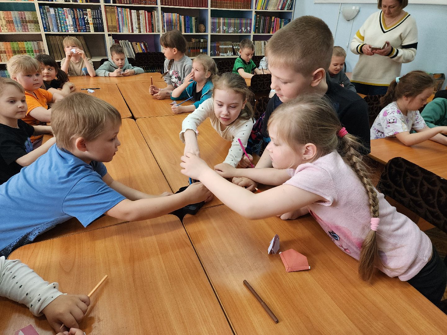 шатура, мастер-класс оригами, детская библиотека, международный день семьи, вертикальное видео,