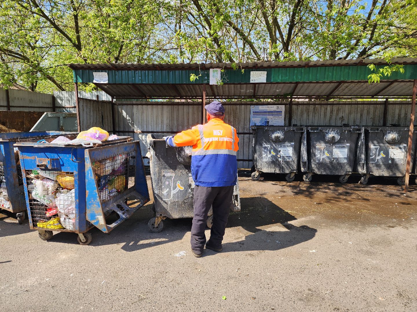 красноармейск, г.о. пушкинский, контейнерная площадка, влажная уборка,