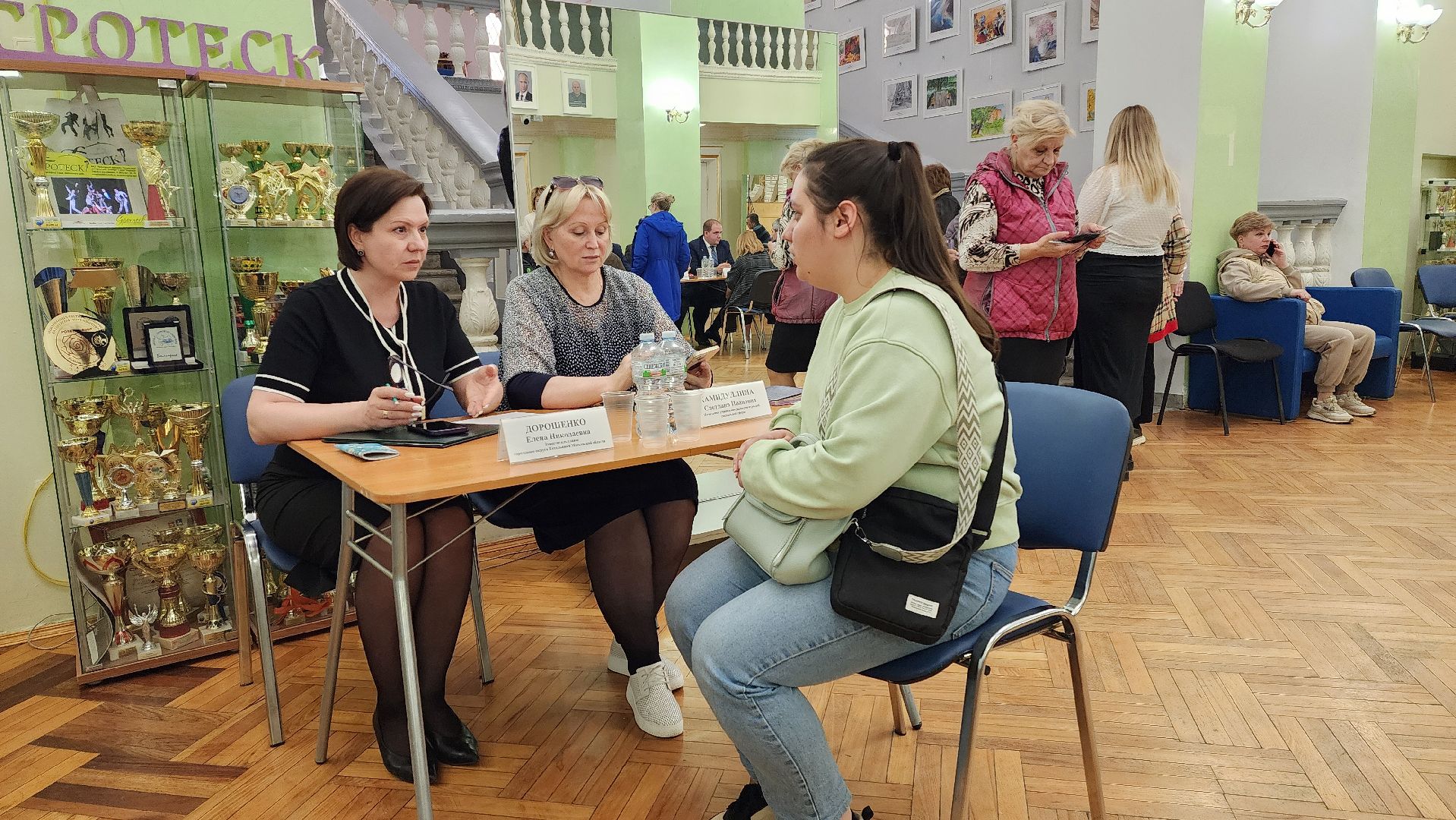 выездная администрация, благоустройство, озеленение двора,