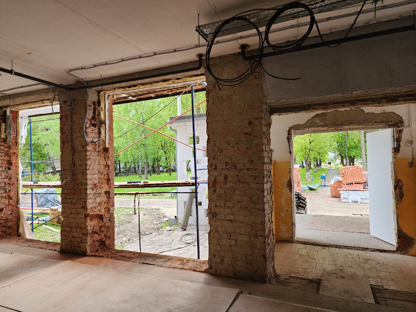 серпухов, подмосковье, капремонт школы,