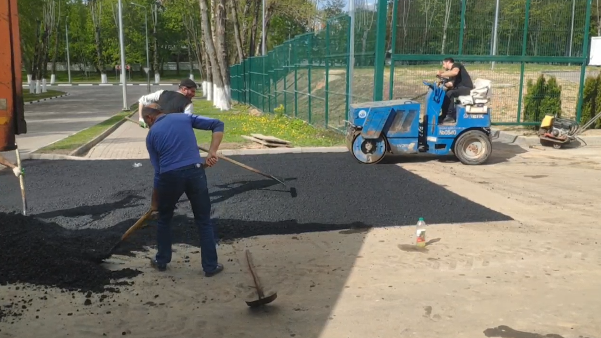 фок имени толубко, ремонт дорог, пешеходный тротуар, спорт во Власихе, новая дорога,