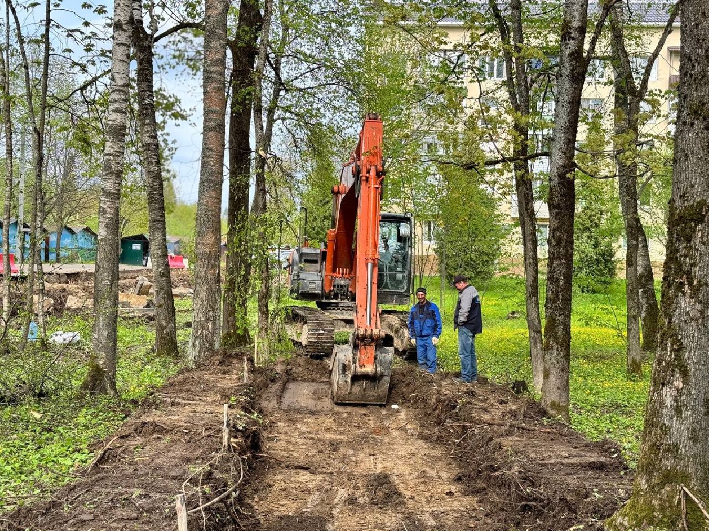 расширение дороги, городской округ восход, работы,