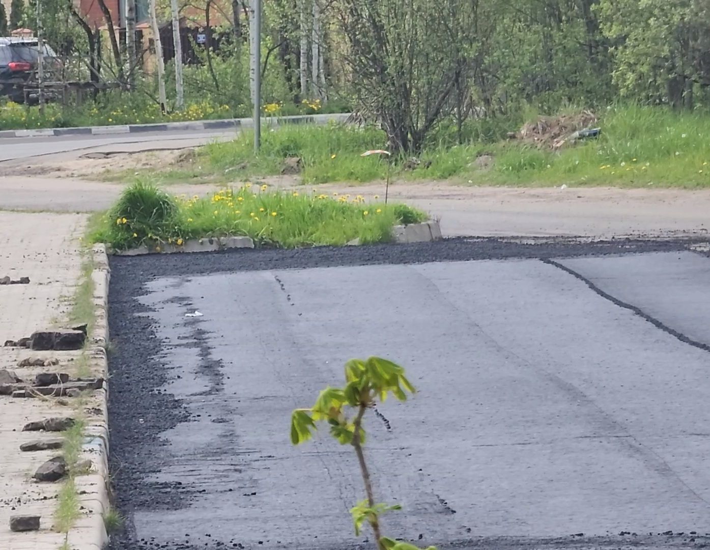 Ремонт дорог, Плановый ремонт, Дубна, укладка асфальта,