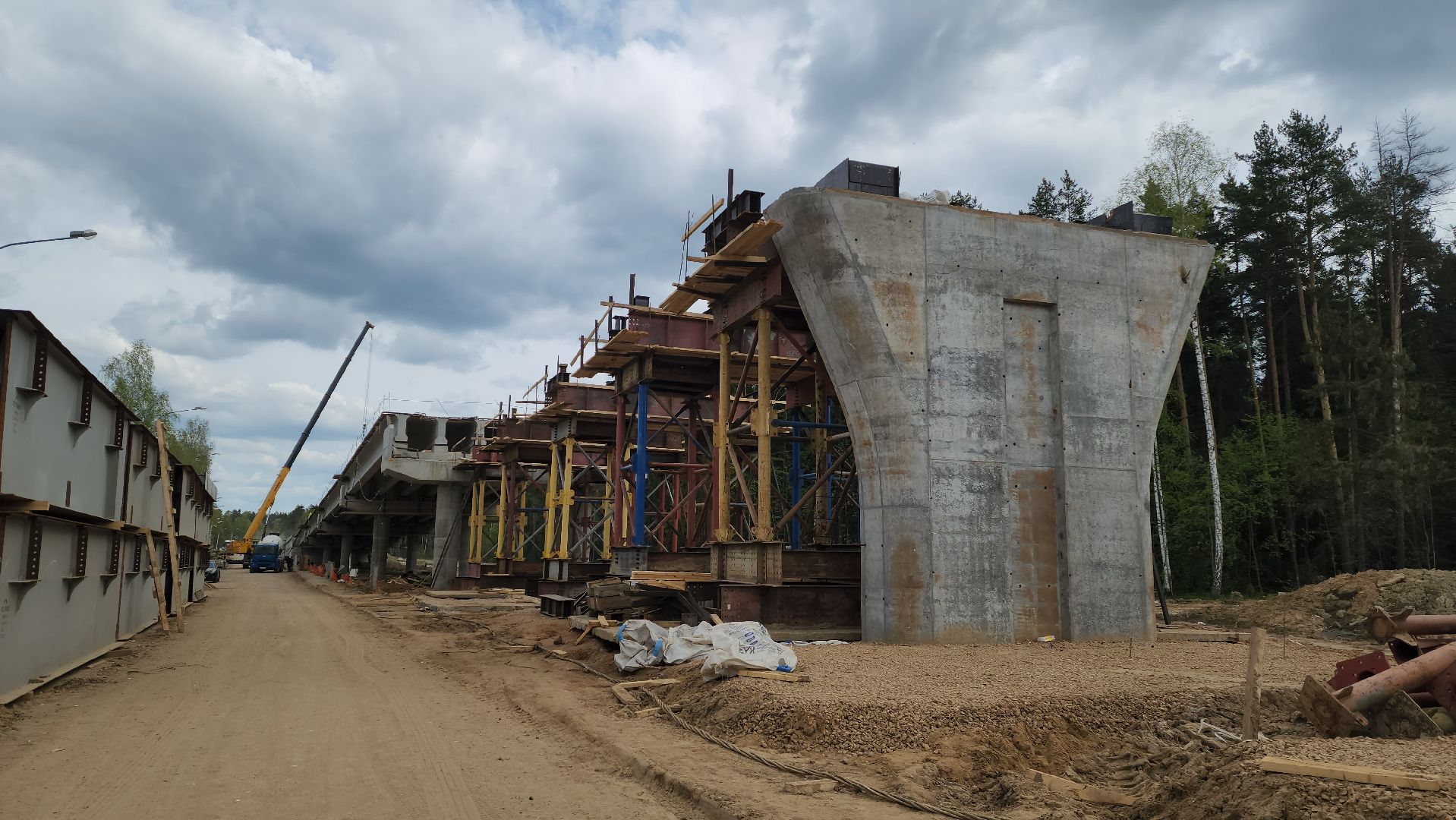 аникеевка, путепровод, мцд-2, строительство, красногорск,