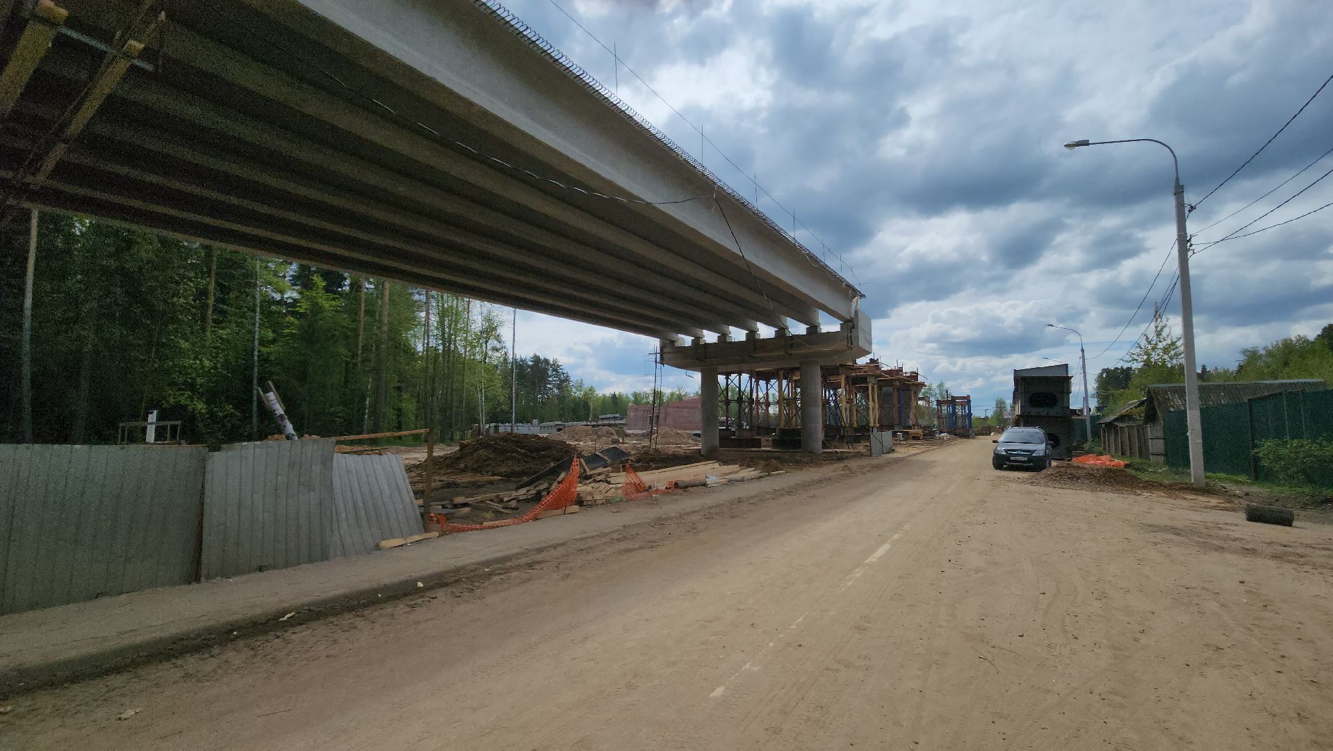 аникеевка, путепровод, мцд-2, строительство, красногорск,