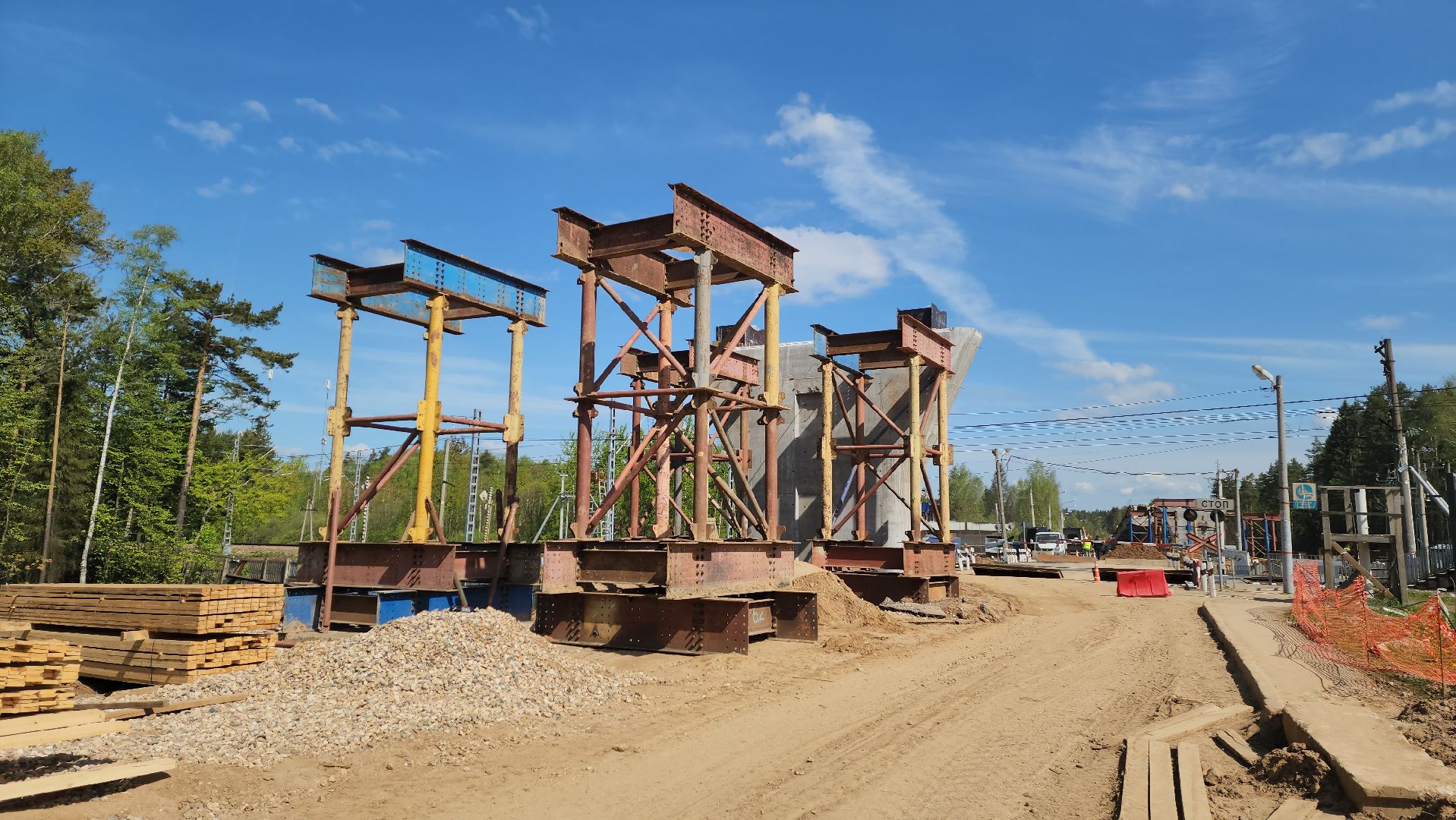 аникеевка, путепровод, мцд-2, строительство, красногорск,