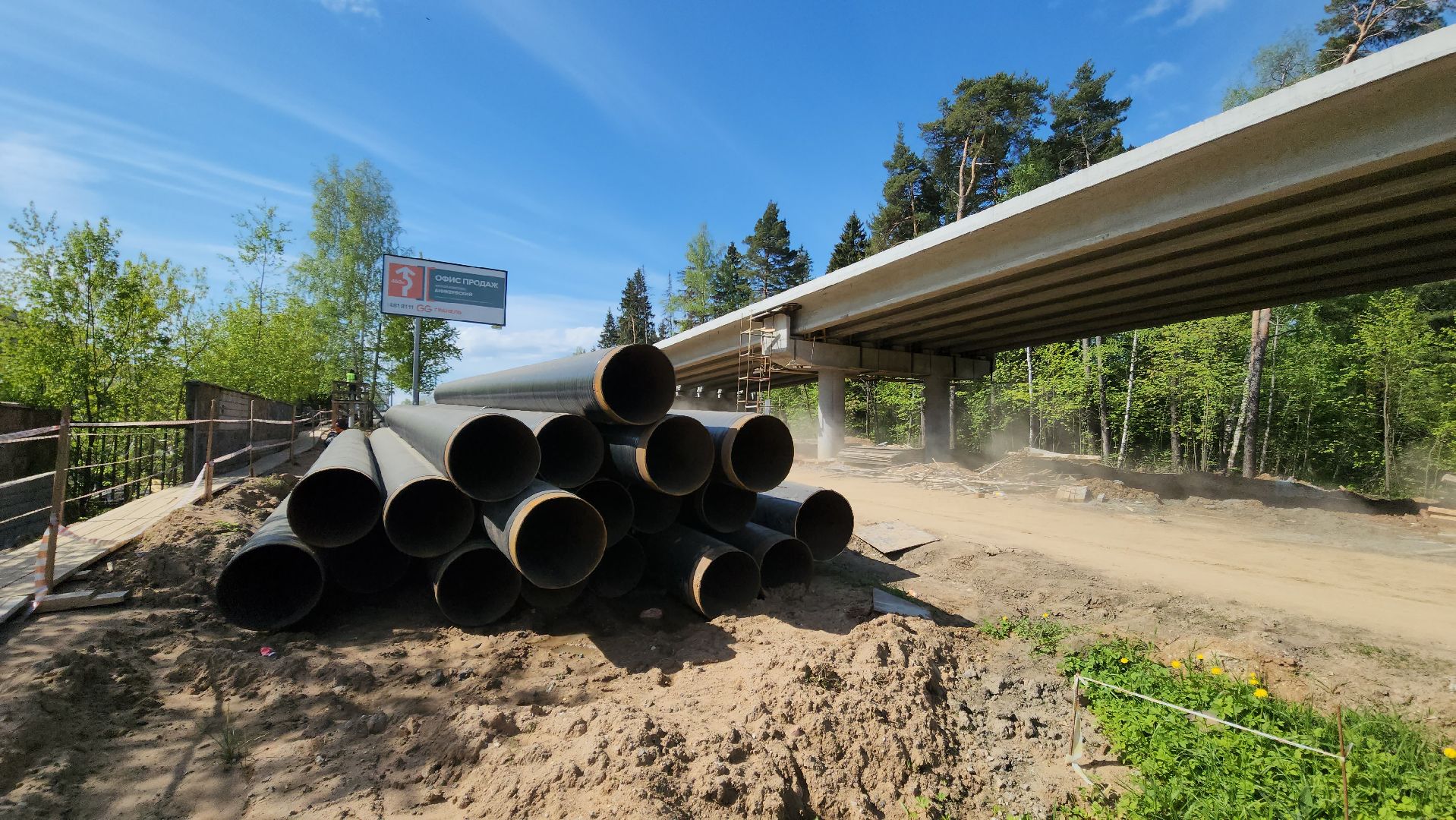 аникеевка, путепровод, мцд-2, строительство, красногорск,