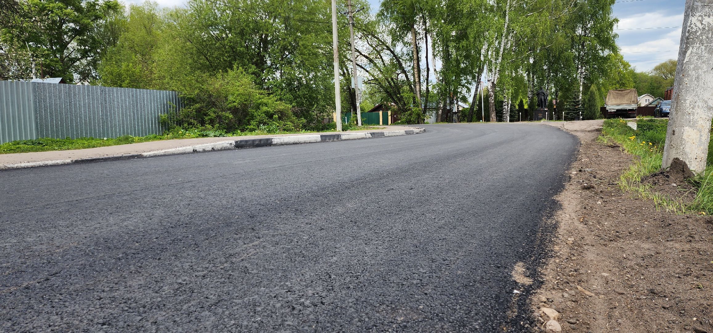 раменское, дороги, отремонтирована дорога на улице Октябрьской в Дергаево,