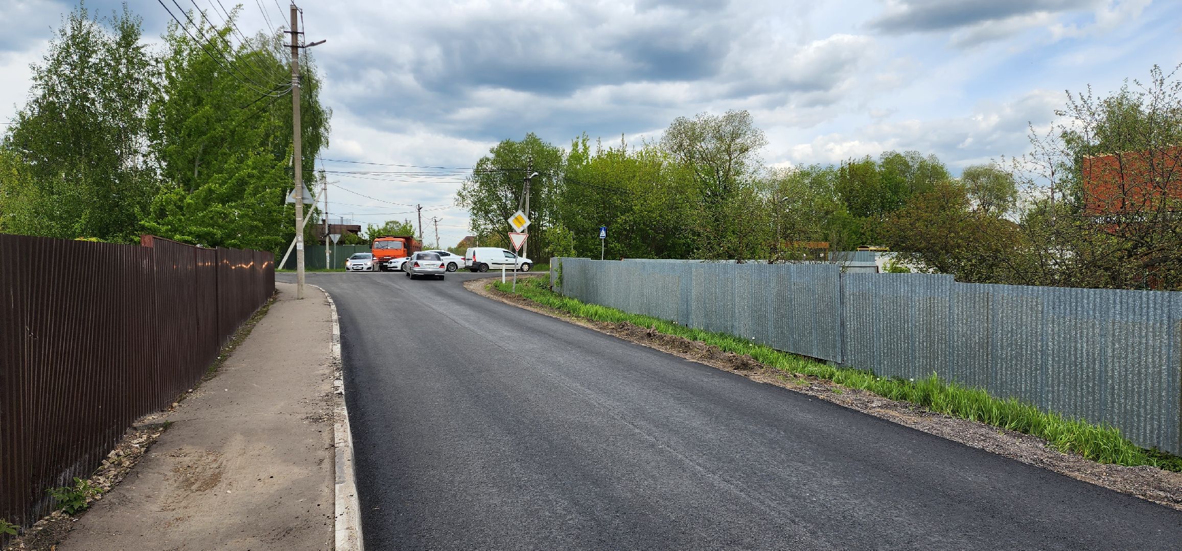 раменское, дороги, отремонтирована дорога на улице Октябрьской в Дергаево,