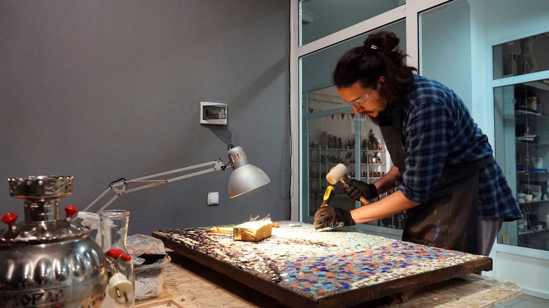 Сергиев Посад, Реставрация, Мозаика, История, Память,