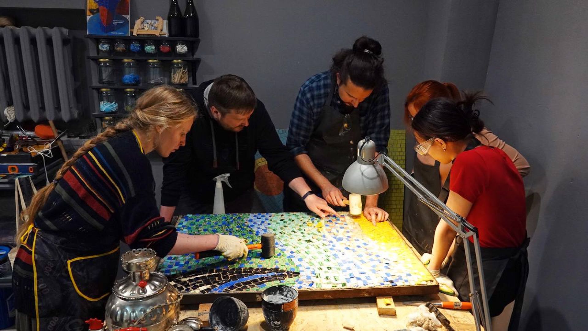 Сергиев Посад, Реставрация, Мозаика, История, Память,